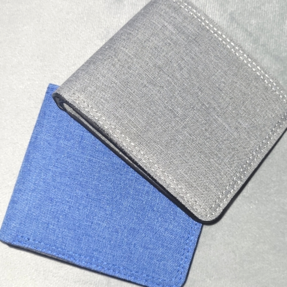 2 SuperLite Canvas Wallets
